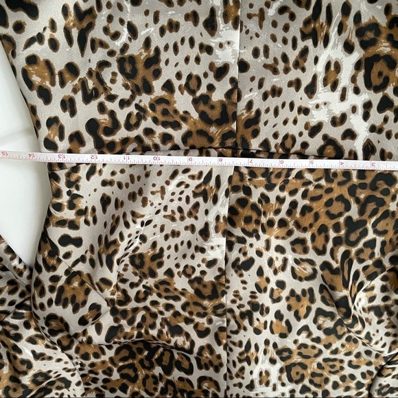 Banana Republic Leopard Print Ruffle Sleeves Dress - Picture 9 of 13